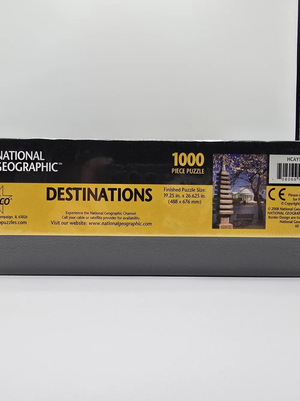 National Geographic Jefferson Memorial DC 1000 Pc Puzzle Sealed 2008
